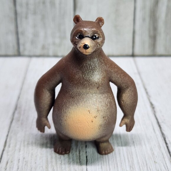 VTG The Jungle Book Baloo Action Figure Toy Plastic 3'' Tall Collectible - Picture 1 of 7
